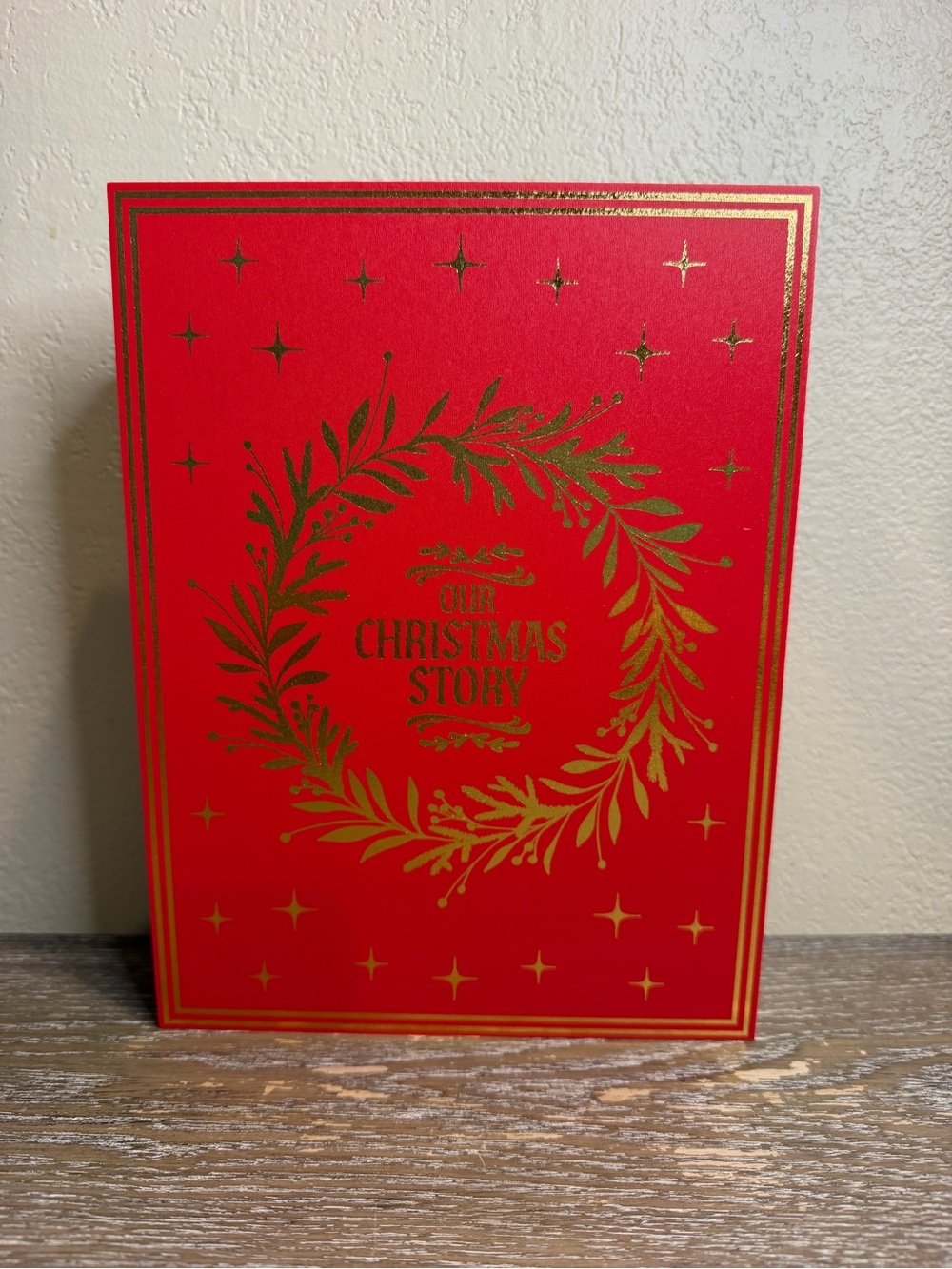 NEW 2026 Target Bullseye Playground “Our Christmas Story” Wood Book Decor